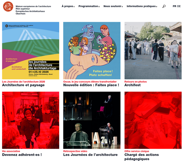 Grille de programmation des manifestations